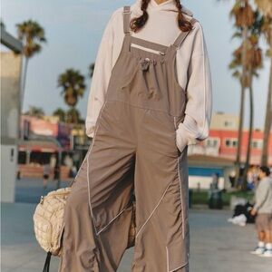 FP Movement by Free People Taupe Jumpsuit